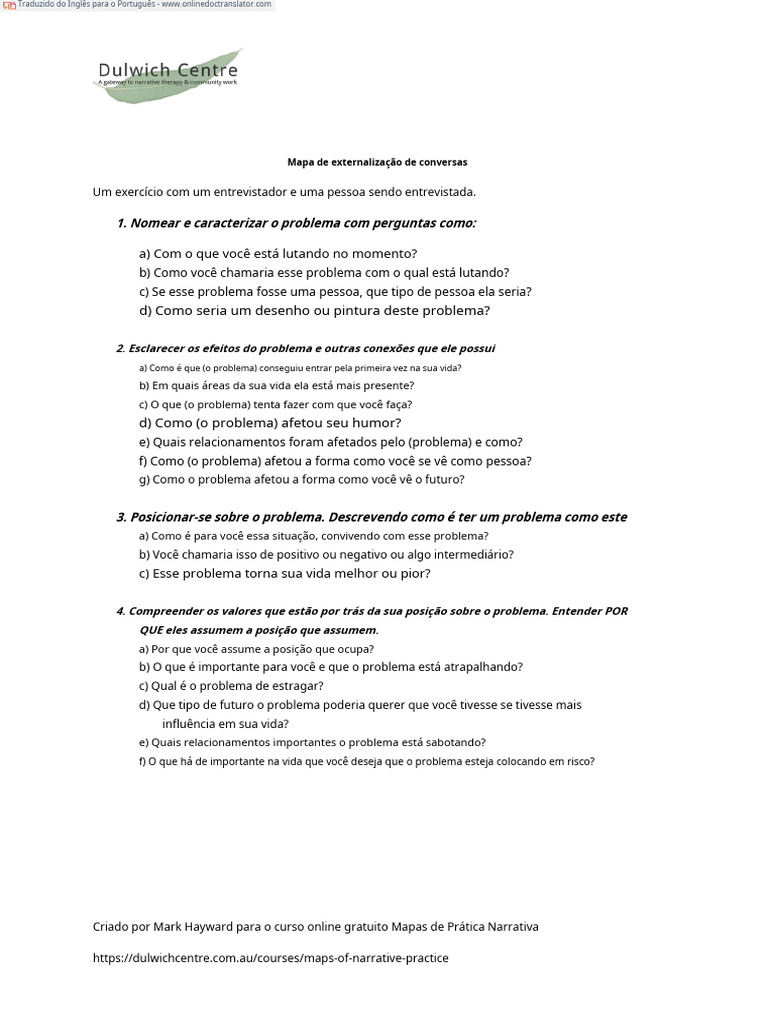 Statement of Position Map 1 Exercise - En.pt | PDF | Carreira e Crescimento
