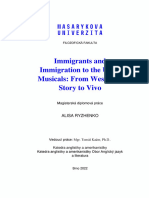 Immigrants and Immigration To The US in Musicals From West Side Story To Vivo Archive
