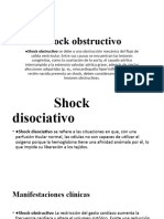 Shock Obstructivo y Disociativo