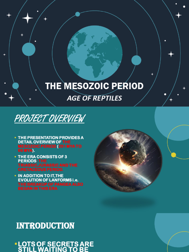 The Mesozoic Period | PDF | Geology | Earth Sciences