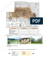 Grupele Bucegi Și Făgăraș - Harta Subunităților de Relief