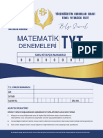 2024 BS Tyt Matemati̇k Branş Denemesi̇