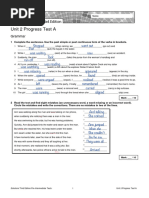 Sol3e Preint U2 Progress Test A