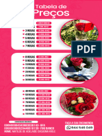 Tabela de Preços - Kiole Flowers