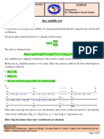 6 - Lecture 6 - Jury Stability - (2nd Term 2021-2022)