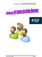 Creacion de Usuarios de Active Directorio