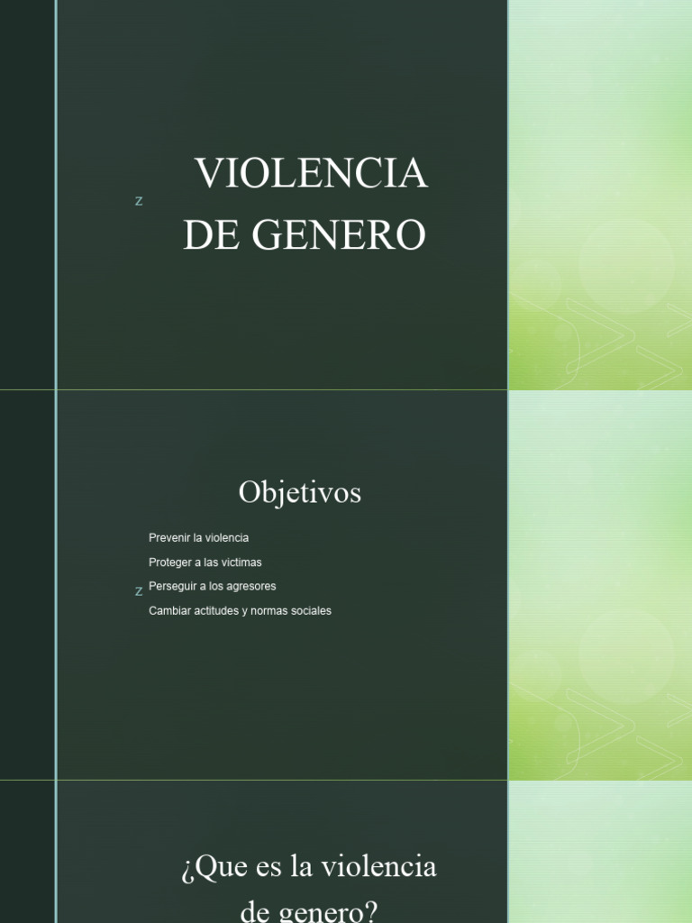 Tipos y Prevención de Violencia de Género | PDF | Violencia | La ...