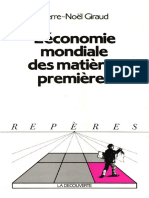 L'Économie Mondiale Des Matières Premières - Pierre-Noël Giraud - 1989 - La Découverte - 9782707118578 - Anna's Archive