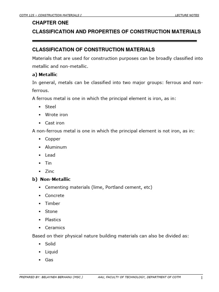 Mat Handout PDF Cement Stress (Mechanics)
