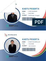 Id Card 6X9 CM