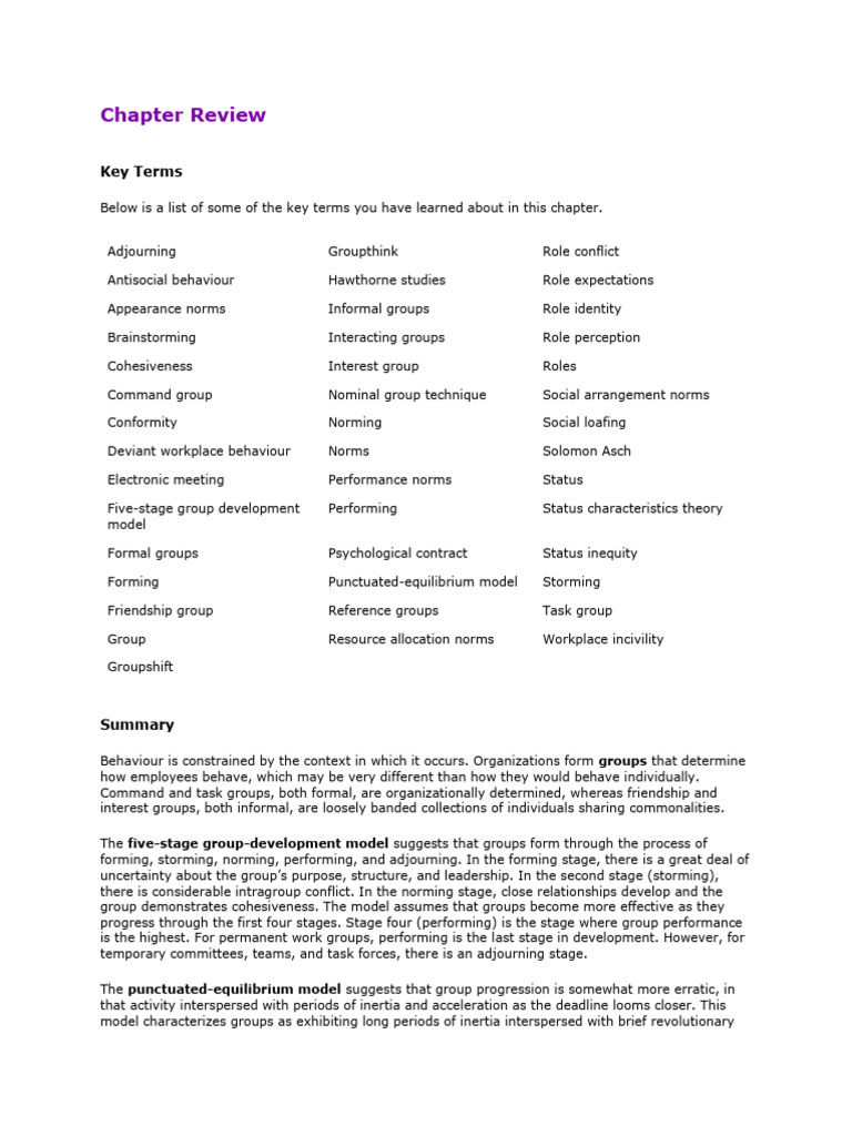 Understanding Group Dynamics and Behavior | PDF | Conformity | Group ...
