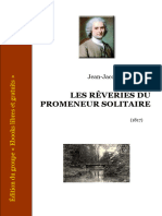 Rousseau Reveries Promeneur Solitaire