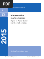 2025 KS1 Mathematics Test Mark Schemes | PDF | Mathematics