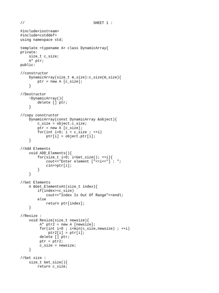 Sheet1 Datastructure | PDF