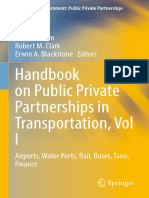 Handbook On Public Private Partnerships in Transportation, Vol I