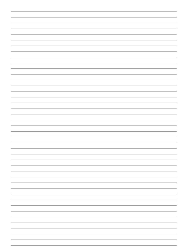 Lined Paper Template | PDF