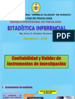 Validez y Confiabilidad de Un Instrumento