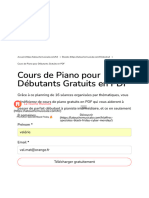 Cours de Piano Pour Débutants Gratuits en PDF - La Touche Musicale
