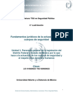 Unidad 36to 4tri - Panorama General de La Legislacion Del Distrito Federal y Estado de Mexico