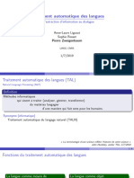 Traitement Automatique Des Langues: de L'extraction D'information Au Dialogue