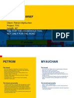 Brief Productie - TVC Petrom X MyAuchan