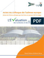 Admee15 Actes Du Colloque Liège