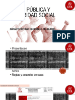 Salud Pública y Seguridad Social 1 y 2 Clase