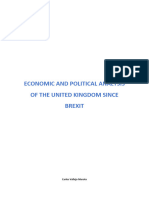 Brief Economic and Political Analysis of The United Kingdom Since Brexit