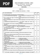 B. Tech - (AR19 & AR 20) Question Bank Template