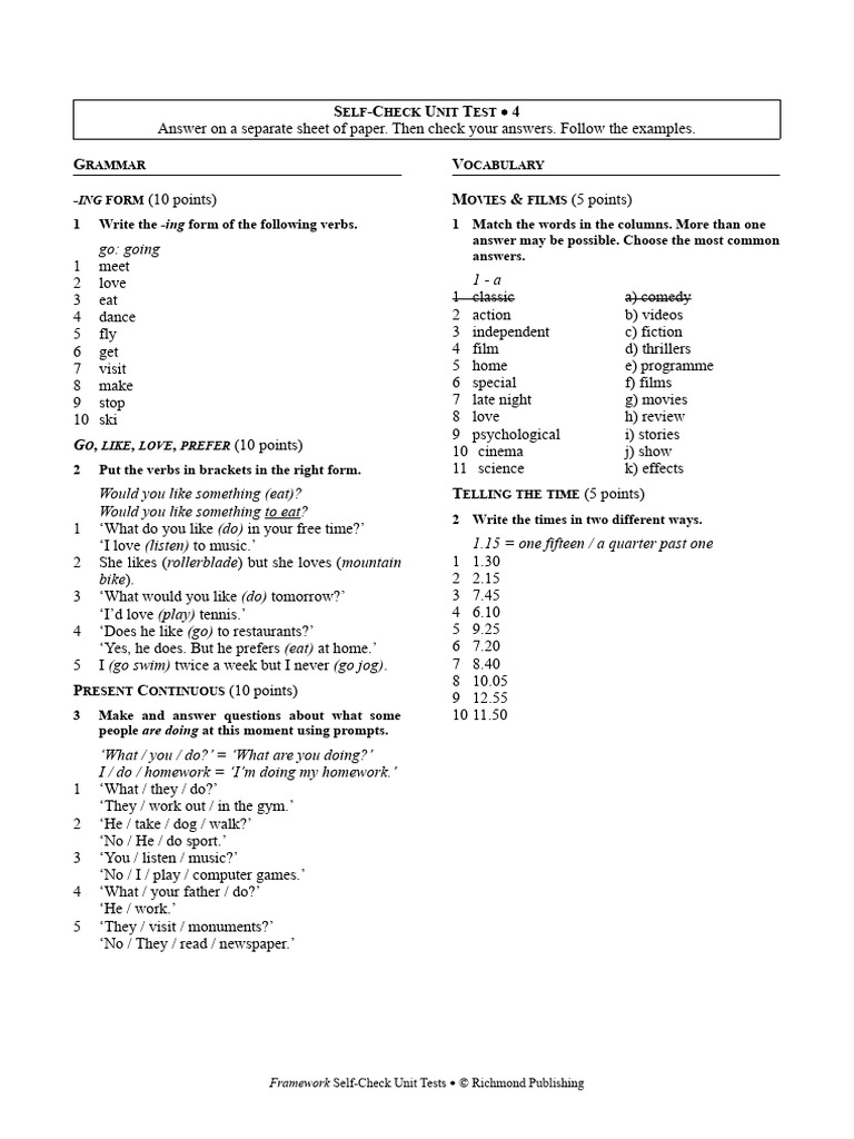 Unit Test 4 | PDF
