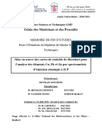 Mise en Œuvre Des Cartes de Contrôle de Shewhart Pour L'analyse Des Éléments Cu, PB Et ZN Par Spectrométrie D'émission Atomique