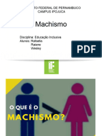 Machismo Educação Inclusiva 1