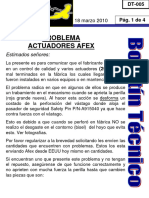 Boletin DT - 005 Problema Pulsadores Afex