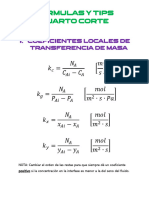 Formulas y Tips Cuarto Corte