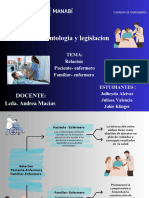 Relacion Paciente - Enfermero y Familiar - Enfermero