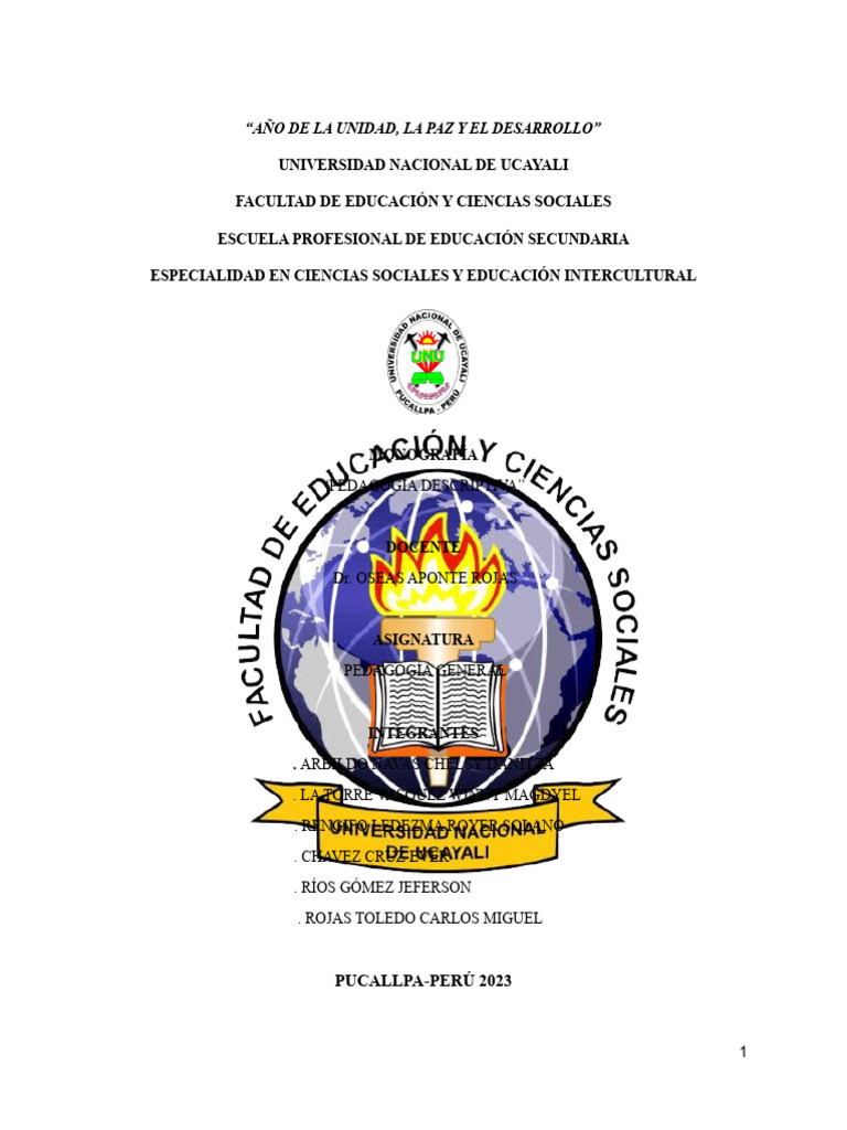 PEDAGOGIA | PDF | Pedagogía | Aprendizaje