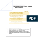 Evaluación de Satisfacción Taller