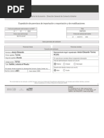 Formato Certificado de Origen T-MEC | PDF