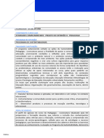 Pedagogia - Licenciatura Atividades Complementares - Projeto de Extensão Ii - Pedagogia Programa de Sustentabilidade