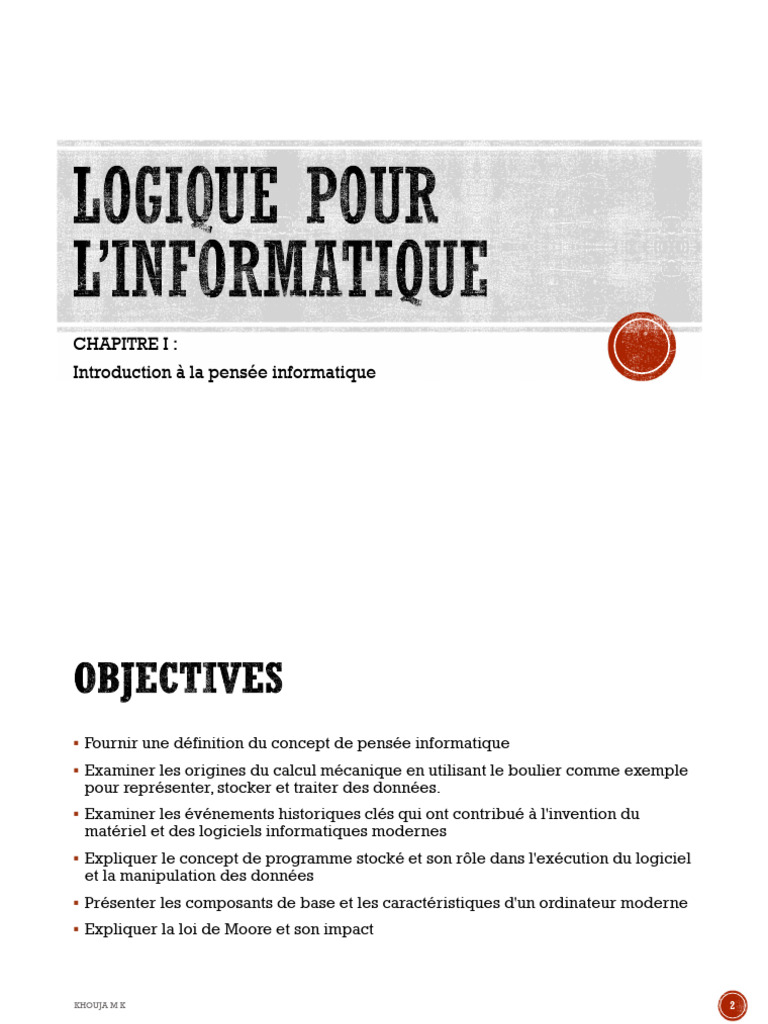 Introduction à la pensée informatique | PDF | Informatique | Programme ...