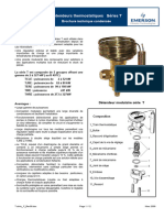 Détendeurs Thermostatiques Séries T: Brochure Technique Condensée