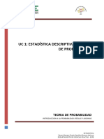 Clase Nro. 06 Estadística 501 Probabilidades y Teoría de Conjuntos