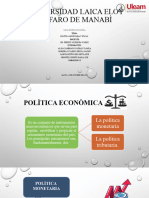 Diapositivas Semana 5 - Política Fiscal Monetaria