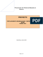 Proyecto Prevencion VBG - SOMOS VIDA 1era