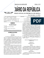 Lei n.º 8_20 de 16 de Abril de 2020 (Lei Das Áreas de Conservação Ambiental)