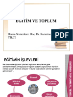 4-Egitim Ve Toplum