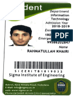 College ID Card