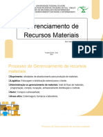 Recursos Materiais Gestão II