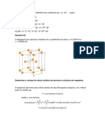 Exercicio Ciencia Dos Materiais