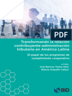 Transformando La Relacion Contribuyente Administracion Tributaria en America Latina El Papel de Los Programas de Cumplimiento Cooperativo